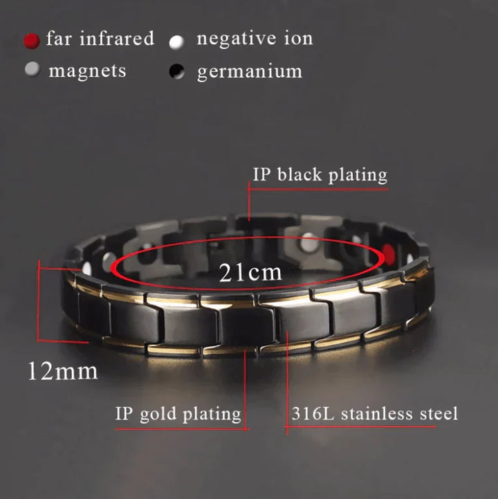 Lisslune | Magnetic Bracelet for Women and Men – Adjustable, Stylish and Comfortable