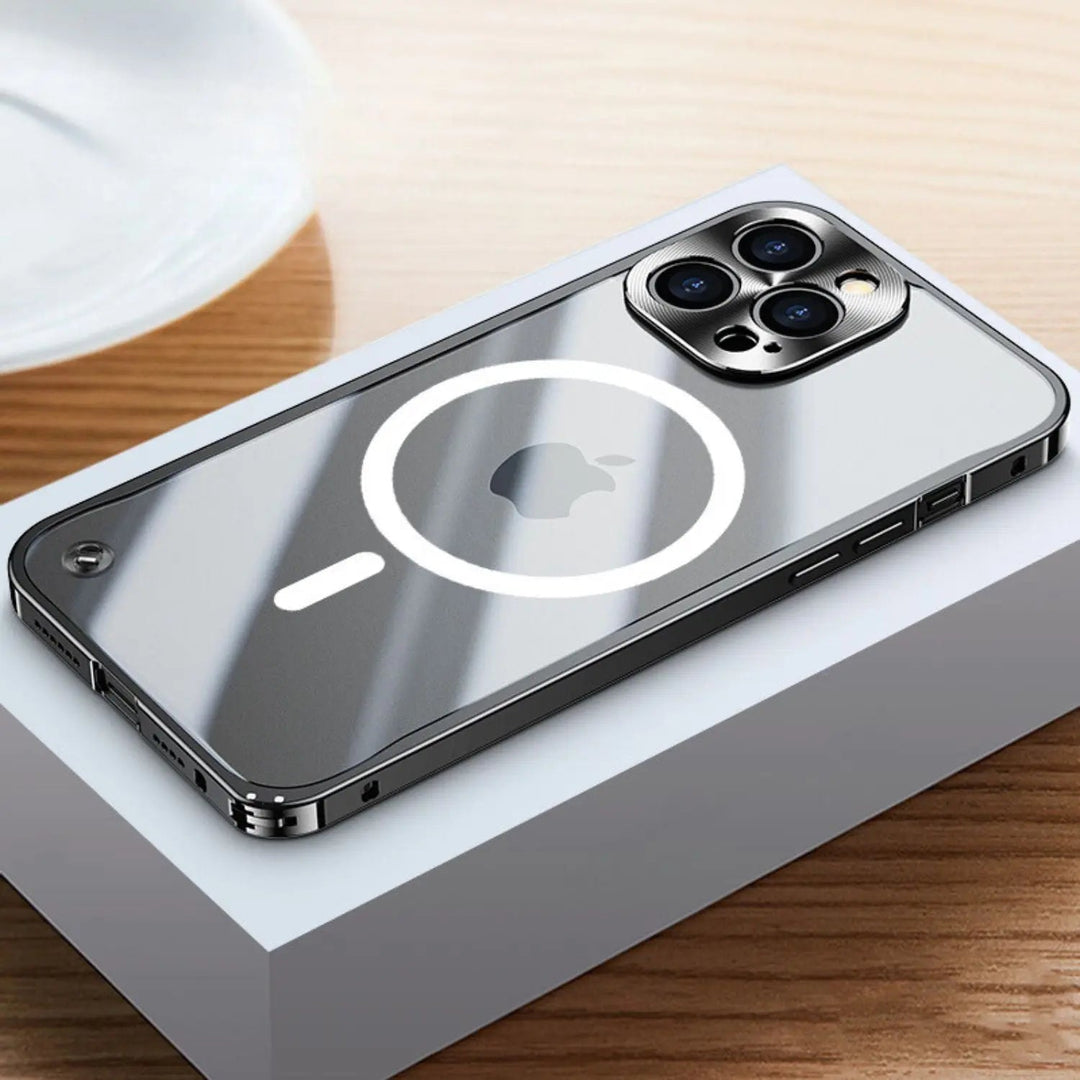 Lisslune | Metal Luxury MagSafe Case for iPhone Pro Max - Slim and Stylish Design with Maximum Protection