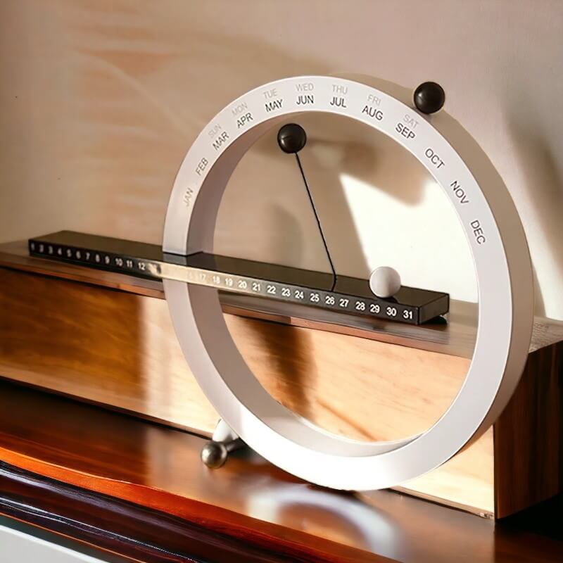 Lisslune | Magnetic Perpetual Calendar with Dry Erase Surface for Home & Office Organization