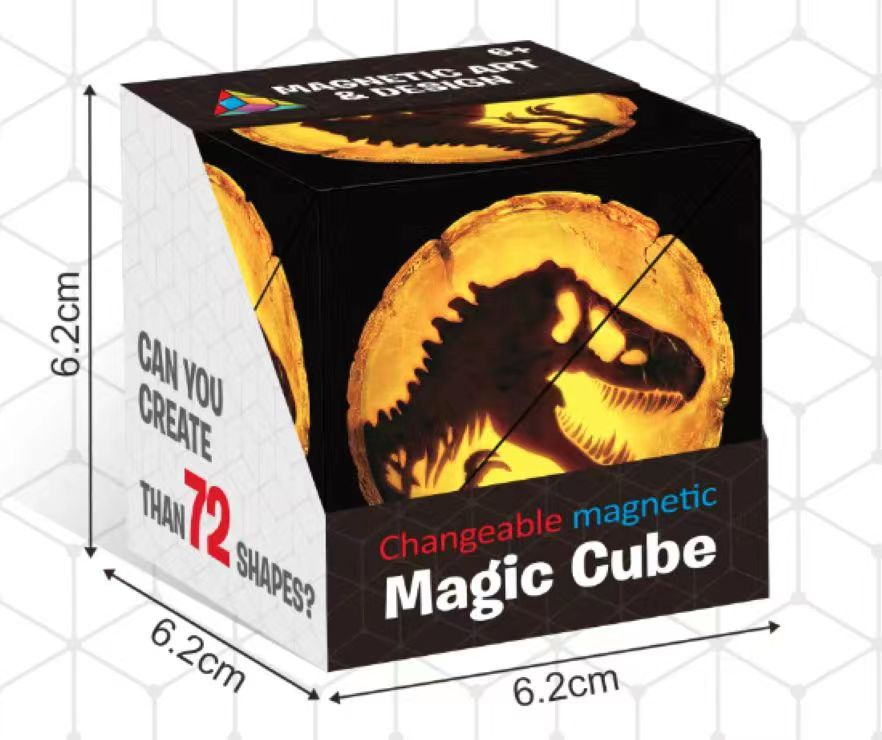 Lisslune | FoldFun Shape Cube – Creative 3D Puzzle for Children and Adults