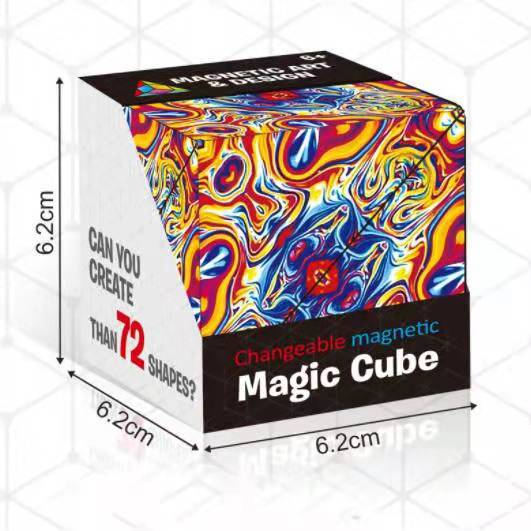 Lisslune | FoldFun Shape Cube – Creative 3D Puzzle for Children and Adults