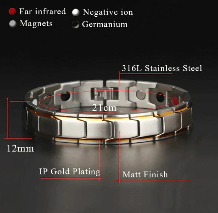 Lisslune | Magnetic Bracelet for Women and Men – Adjustable, Stylish and Comfortable