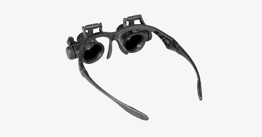 Lisslune | Magnifying glass with LED lights, hands-free & bright light settings