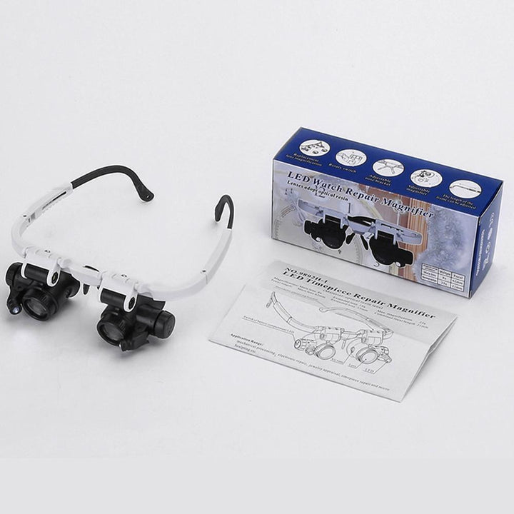 Lisslune | Magnifying  Glass with Led Light Eyewear Observation Lens