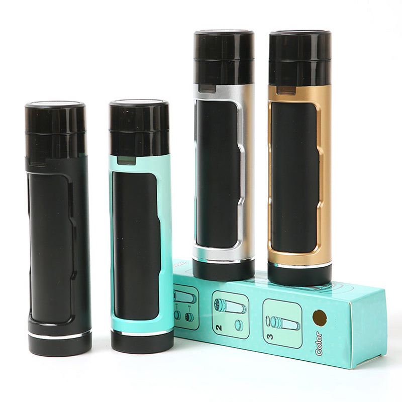 Lisslune | Portable manual plastic cigarette shredder with double pipe