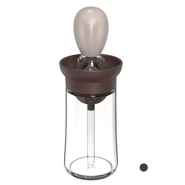 Lisslune | Oil dispenser with silicone brush – Precise dosing & Easy application for cooking & grilling