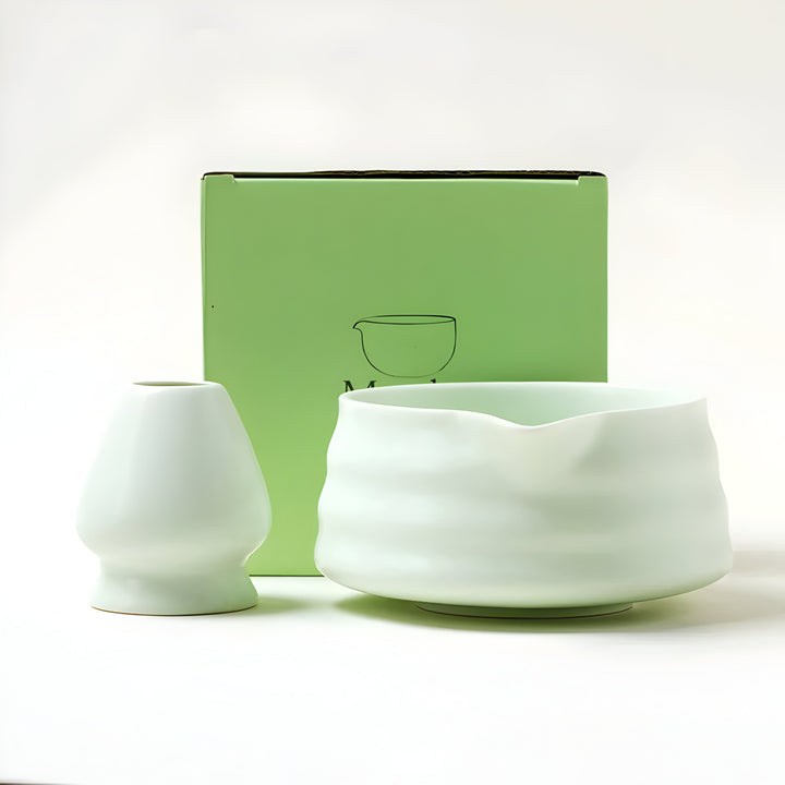 Lisslune | Matcha Ceramic Set – Traditional Japanese Tea Set for Relaxing & Mindful Moments