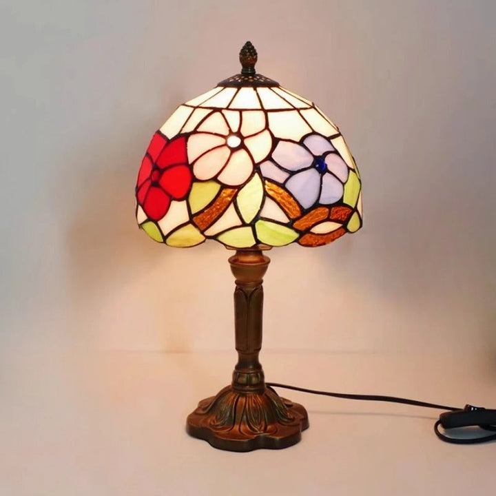 Lisslune | Table Lamp LED Baroque Retro E27 - Vintage Tiffany Glass