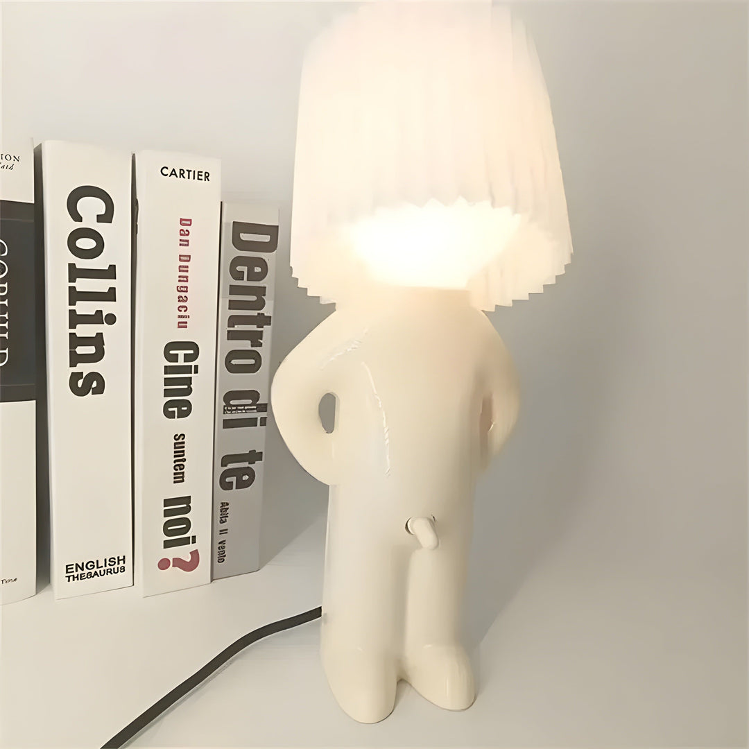 Lisslune | Sassy Boy Creative Table Lamp – Unique Lighting for Bedroom and Living Space