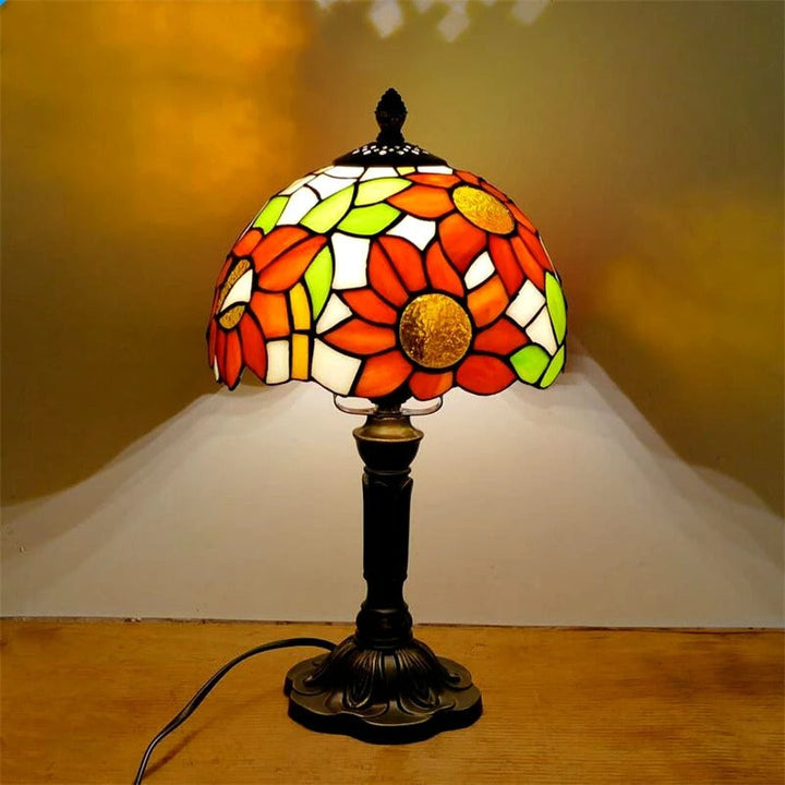 Lisslune | Table Lamp LED Baroque Retro E27 - Vintage Tiffany Glass