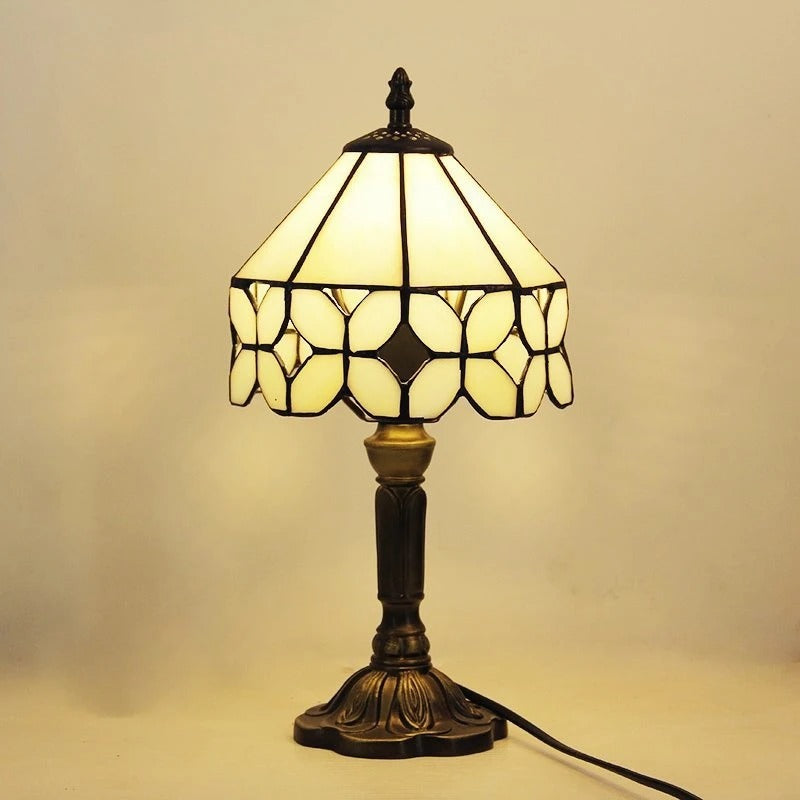 Lisslune | Table Lamp LED Baroque Retro E27 - Vintage Tiffany Glass