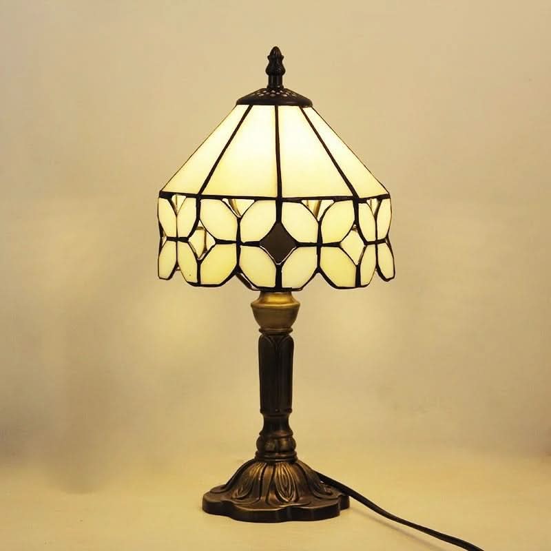 Lisslune | Retro Baroque Tiffany Glass LED Table Lamp E27