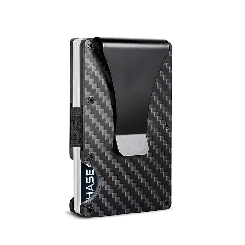 Lisslune | Titanium Matte Cobalt Card Holder – Slim & Stylish RFID Wallet for Men & Women