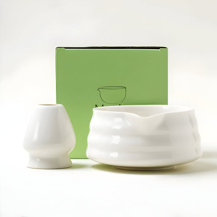 Lisslune | Matcha Ceramic Set – Traditional Japanese Tea Set for Relaxing & Mindful Moments