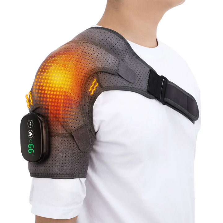 Lisslune | Adjustable Shoulder Heat Massager for Posture improvement & Tension Reduction