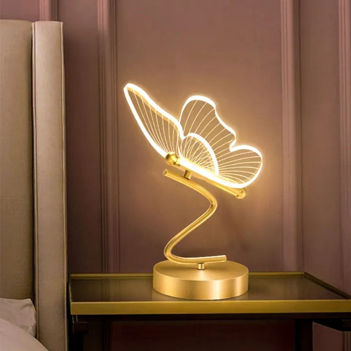 Lisslune | Aetherwing™ | LED Butterfly Table Lamp | Modern Design with Adjustable Brightness | Perfect for Living Room & Bedroom