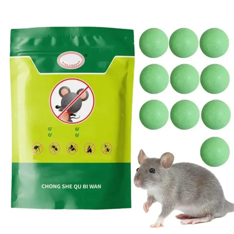 Lisslune | 10Pcs/Bag Natural Mouse Repeller Oil Fly Control Pouches Mint Mice Repeller for Indoor & Outdoor To Get Rid of Mouse Rats