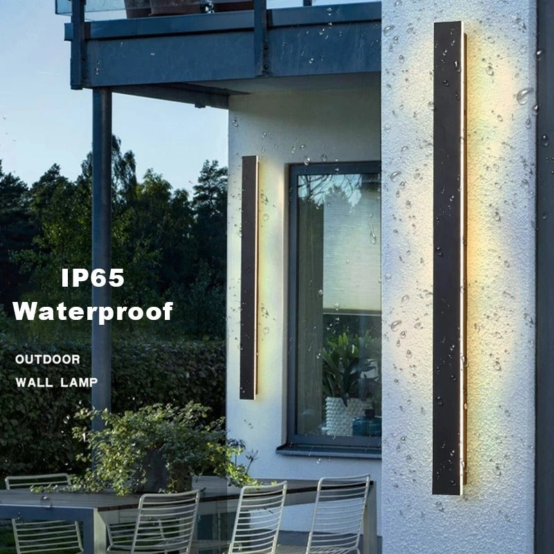 Lisslune | Waterproof LED Wall Sconce | Minimalist Design for Indoor & Outdoor Use. Dimmable Options Available