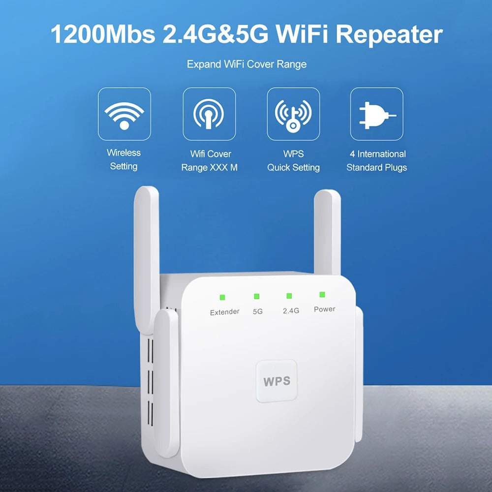 Lisslune | WiFi Extender UK – Boost Your Home Internet Signal with Super-Powerful WiFi Repeater