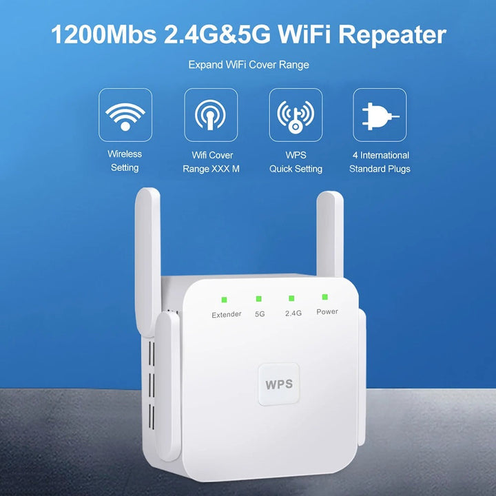 Lisslune | WiFi Extender UK – Boost Your Home Internet Signal with Super-Powerful WiFi Repeater