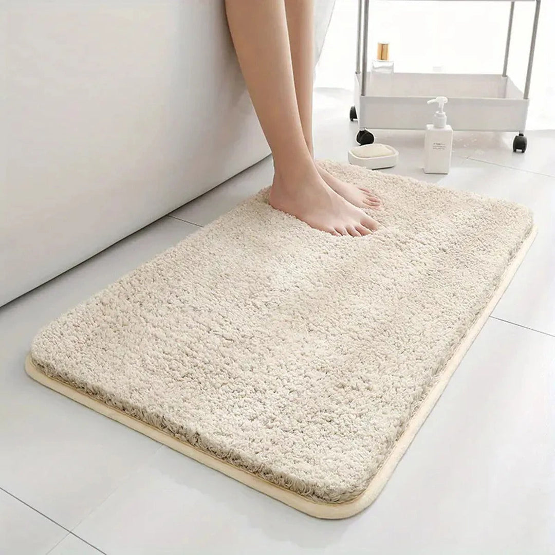 Lisslune | Thickened Plush Anti-Slip Bathroom Mat | Super Absorbent, Durable & Machine Washable for Shower, Sink & Toilet Use