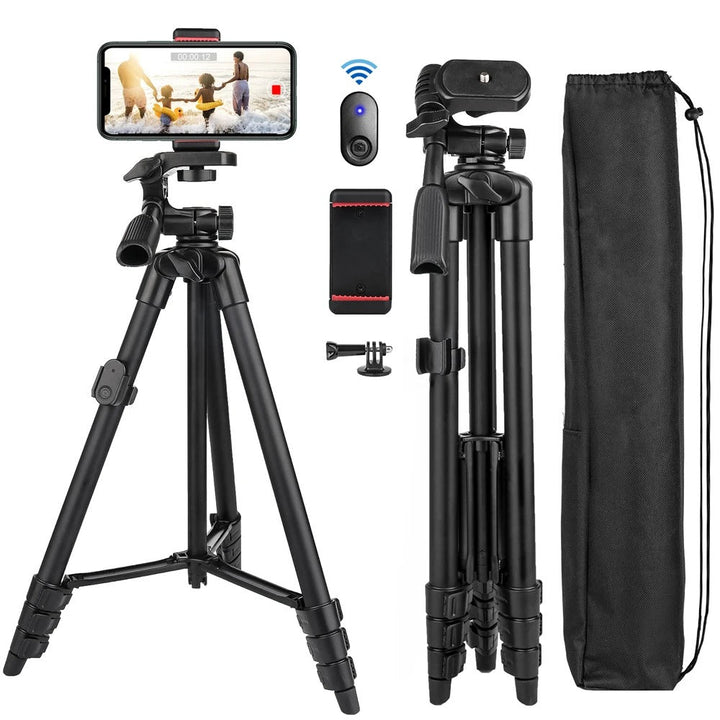 Lisslune | Extendable Phone Tripod with Bluetooth Remote - Versatile Selfie Stick & Stand