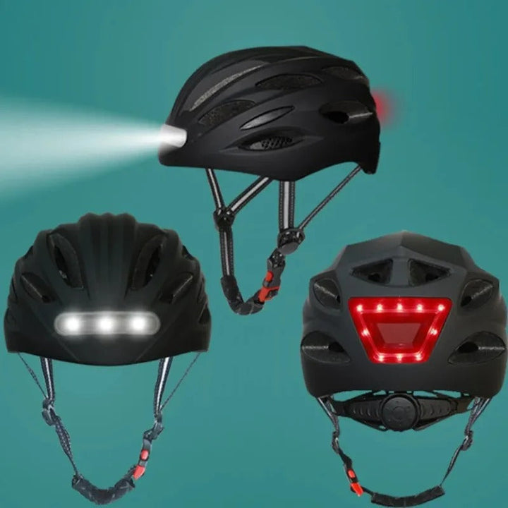 Lisslune | GLOWHELM | Illuminated Bicycle Helmet | Helmet with Lighting