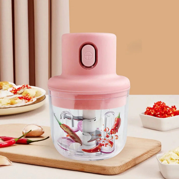 Lisslune | Wireless Food Chopper – Compact Mini Chopper for Spices and Vegetables