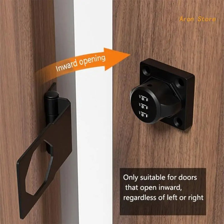 Lisslune | SafeLock Combination Lock | Keyless & Versatile Security Solution