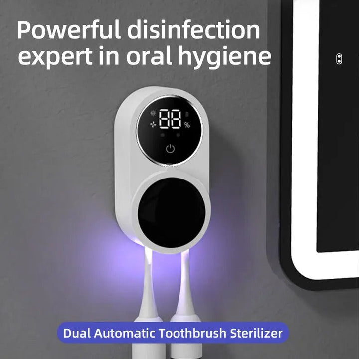 Lisslune | Automatic Toothbrush Sterilizer | UV Disinfection for Hygienic Oral Care | Fast & Efficient Toothbrush Cleaner Solution