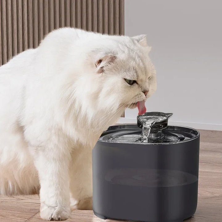 Lisslune | Wireless Automatic Cat Water Fountain | Filtered Fresh Water for Your Pet