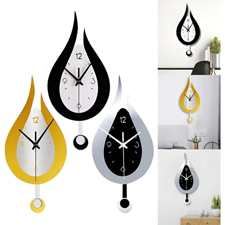 Lisslune | Modern Water Drop Wall Clock