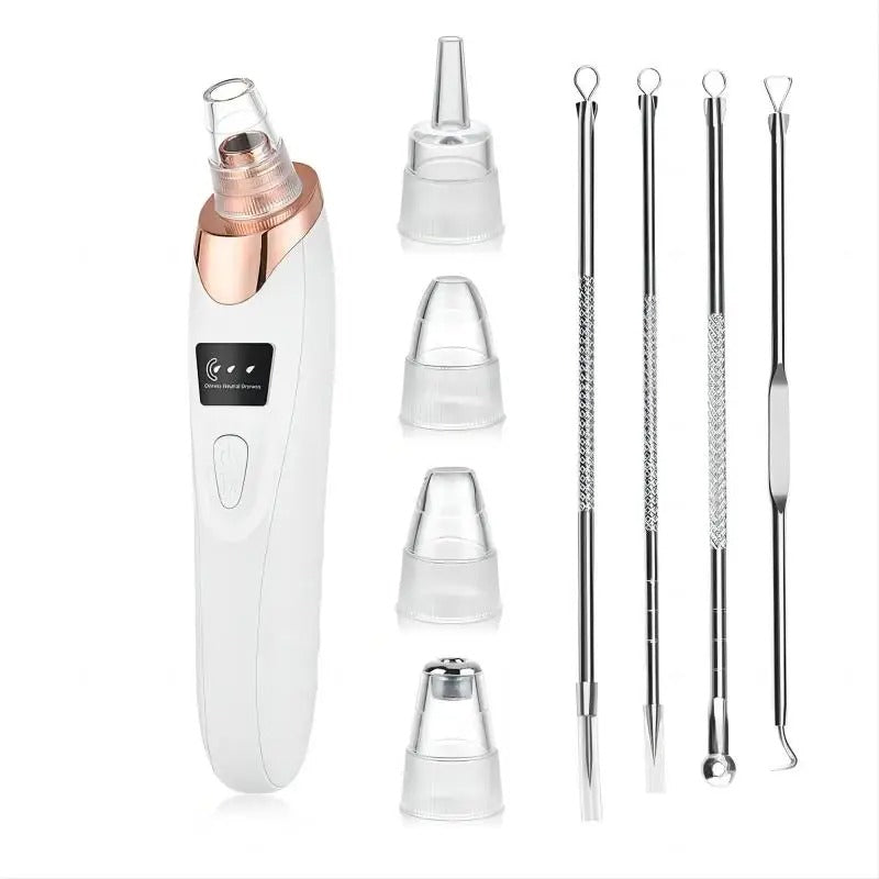 Lisslune | Blackhead Remover Vacuum Pore Cleaner | Adjustable Suction, Multi-Functional Tool for Deep Cleansing & Acne Treatment at Home