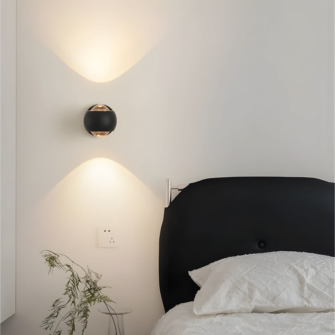 Lisslune | ModernEdge Light – Contemporary 360° Rotating Indoor Wall Light