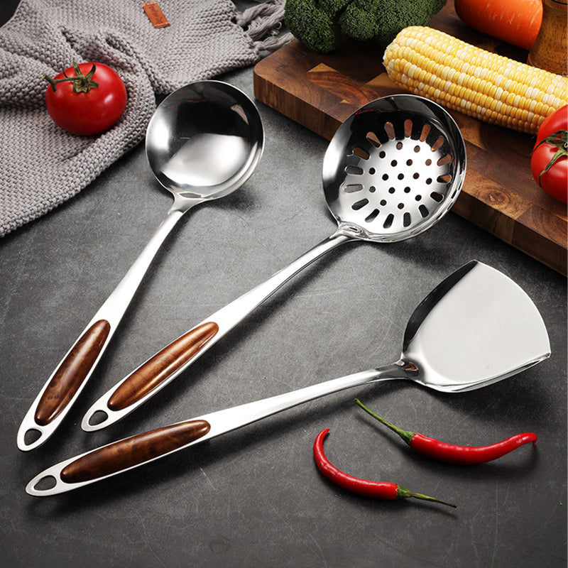 Lisslune | Stainless Steel Kitchen Utensil Set | 10-Piece Cooking Tools for Home Chefs & Baking