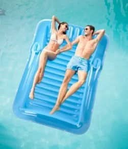 Lisslune | Inflatable Sunbathing Lounge Chair with Headrest