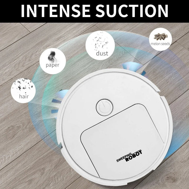Lisslune | 3-in-1 Robot Vacuum Cleaner | Powerful Suction, Smart Navigation & Ideal for Pet Owners and Busy Households
