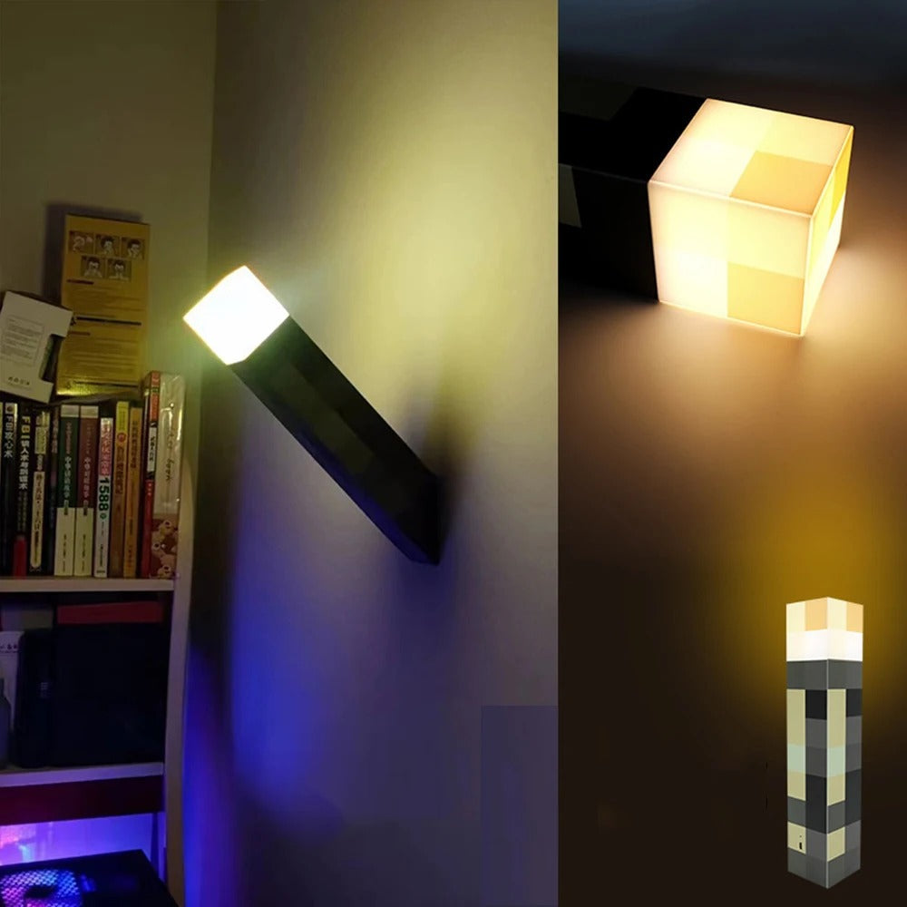 Lisslune | GlowTorch | Atmospheric lighting with Minecraft LED lamp