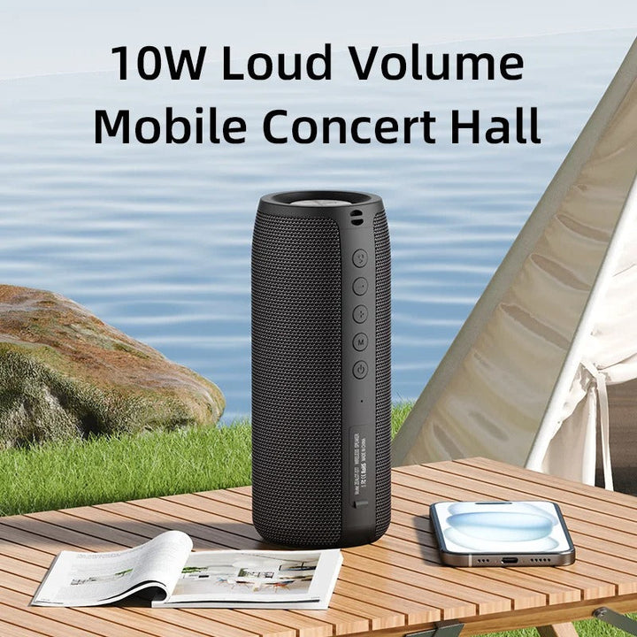 Lisslune | Powerful Mini Bluetooth Speaker - Compact 360° Wireless Waterproof Loudspeaker