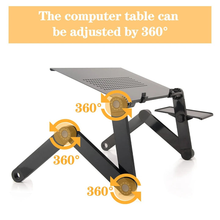 Lisslune | Adjustable Laptop Stand for Couch & Bed | Comfortable Workstation