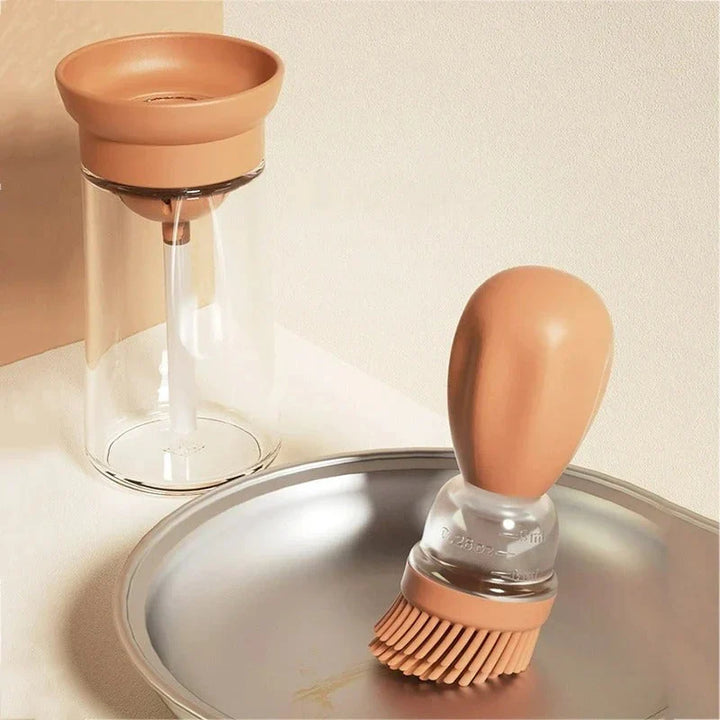 Lisslune | Oil dispenser with silicone brush – Precise dosing & Easy application for cooking & grilling