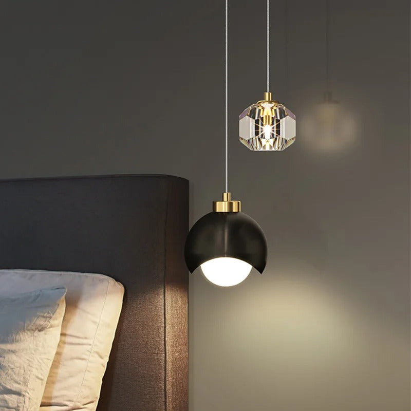 Lisslune | KrystaLume Elegant Crystal LED Pendant – Sophisticated Glow and Timeless Elegance