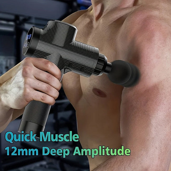 Lisslune | Electric Back Massager – Deep Tissue Therapy for Muscle Recovery and Pain Relief - Cordless, Portable, and Ideal for Athletes & Fitness Enthusiasts