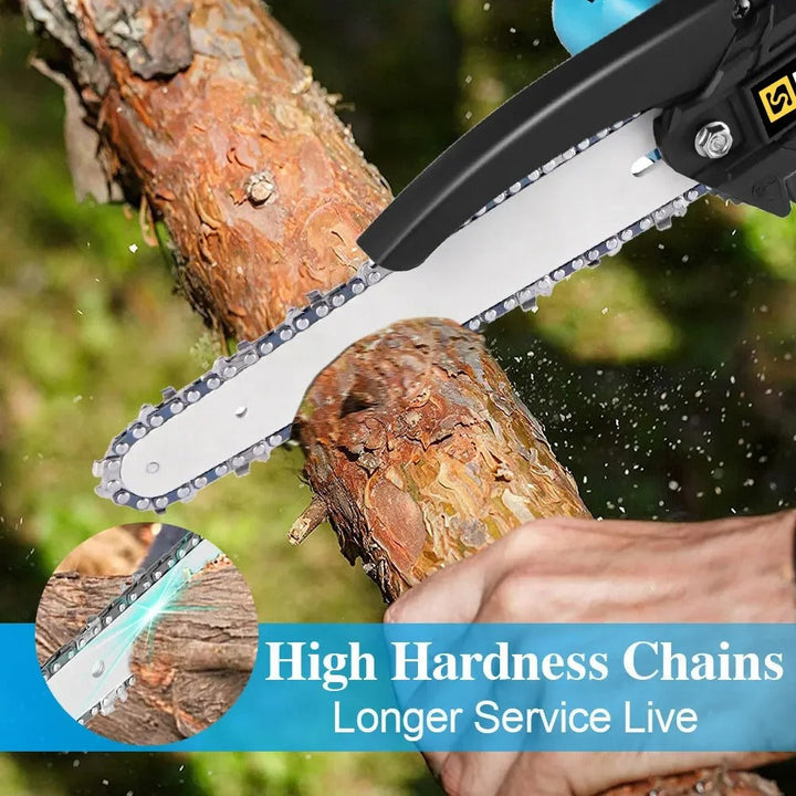 Lisslune | Cordless Electric Chainsaw | Lightweight, Ergonomic Design & Ideal for Effortless Pruning and Trimming