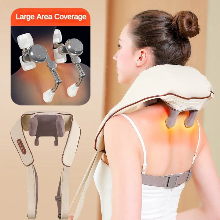 Lisslune | Electric Neck and Back Massager - Comprehensive Massage Solution