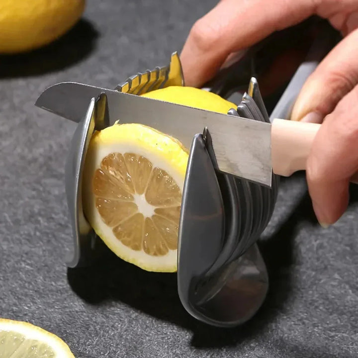 Lisslune | Stainless Steel Fruit and Vegetable Cutter – Cutting Aid for Precise Slices