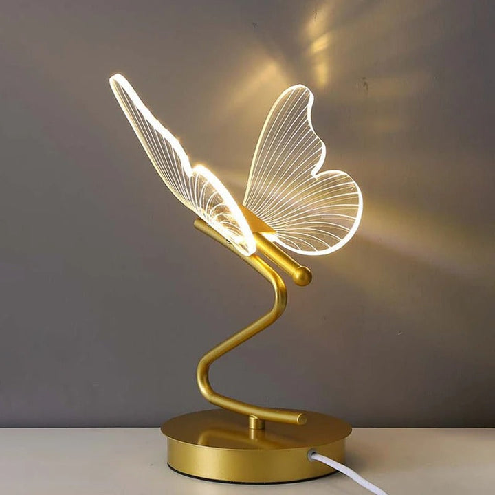Lisslune | Aetherwing™ | LED Butterfly Table Lamp | Modern Design with Adjustable Brightness | Perfect for Living Room & Bedroom