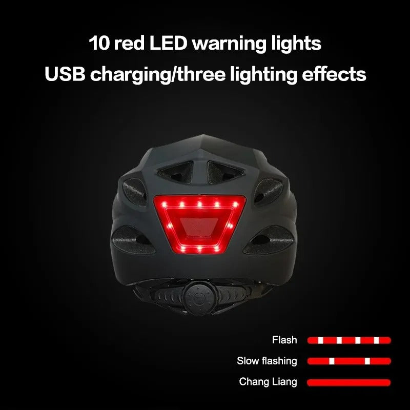 Lisslune | GLOWHELM | Illuminated Bicycle Helmet | Helmet with Lighting
