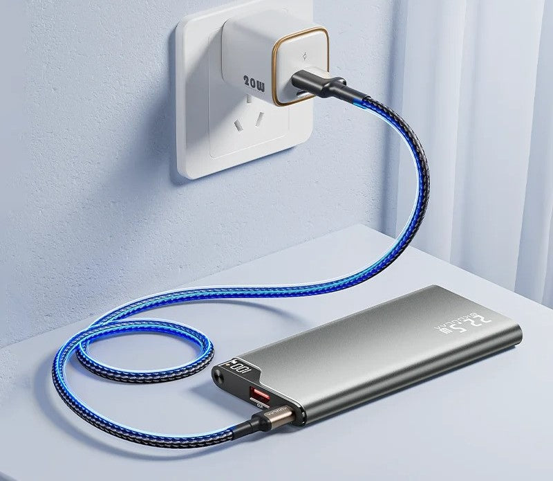 Lisslune | All-in-One Power Bank with 4 Built-In Cables - 10000mAh Portable Fast Charger