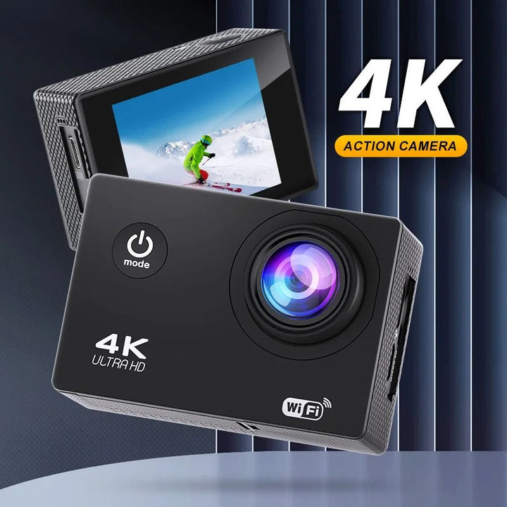 Lisslune | 4K Ultra HD Sport Pro Camera - Wifi Enabled and Waterproof for Vlogging and Outdoor Sports